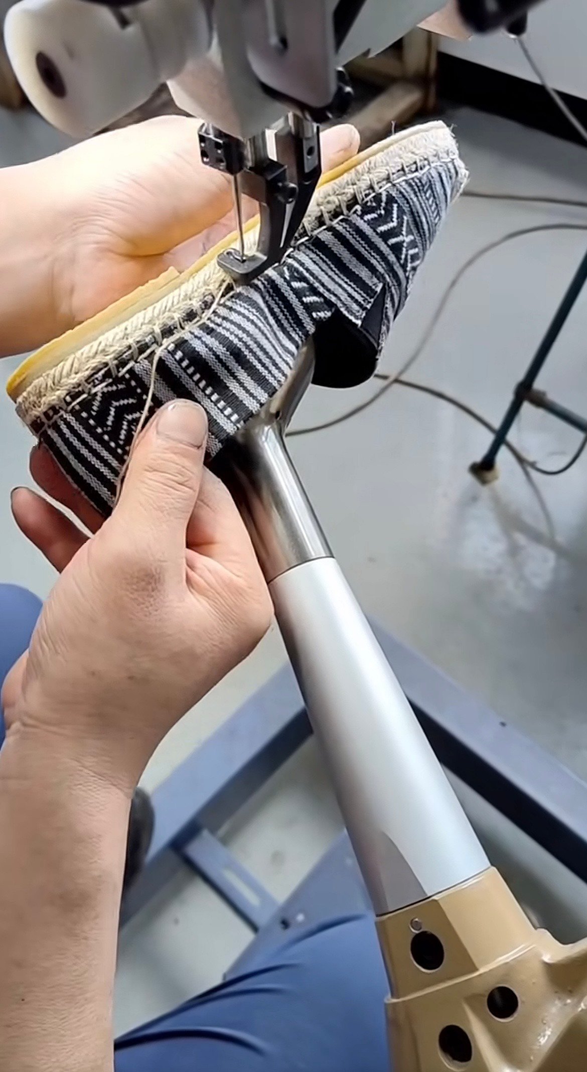 Side stitching production process