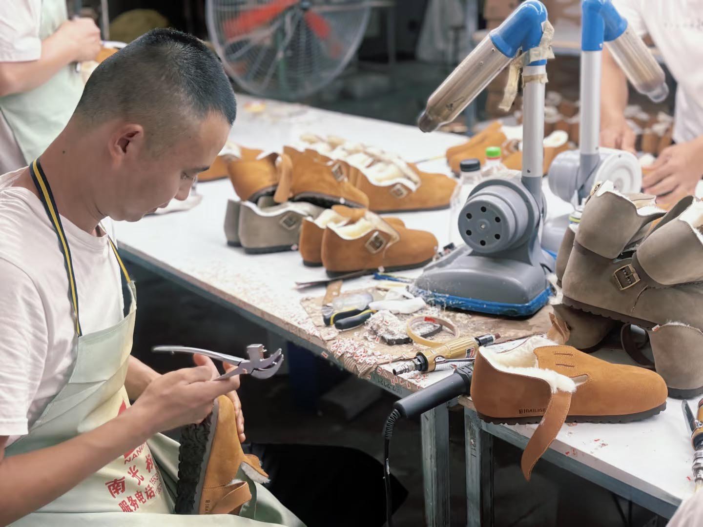 Shoe preparation process